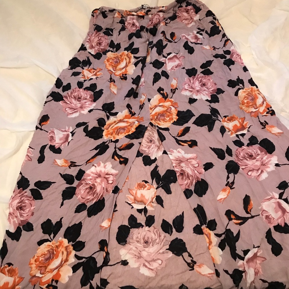 NEW Vintage floral maxi Skirt size L
